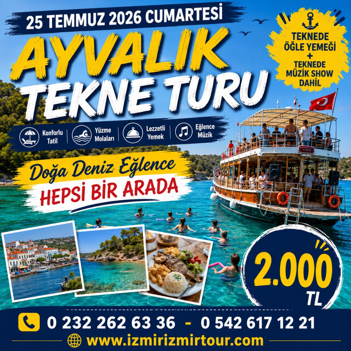 Ayvalık Tekne Turu