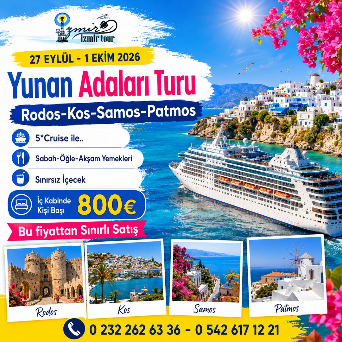 Çeşme Çıkışlı Yunan Adaları Turu