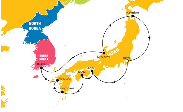 İstanbul Çıkışlı Baştan Sona Büyük Japonya & Güney Kore
