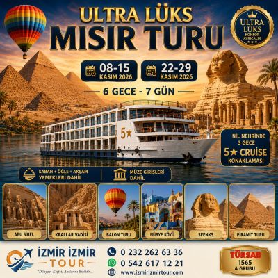 İstanbul Çıkışlı Mısır Turu (ABU SİMBEL TURU DAHİL)